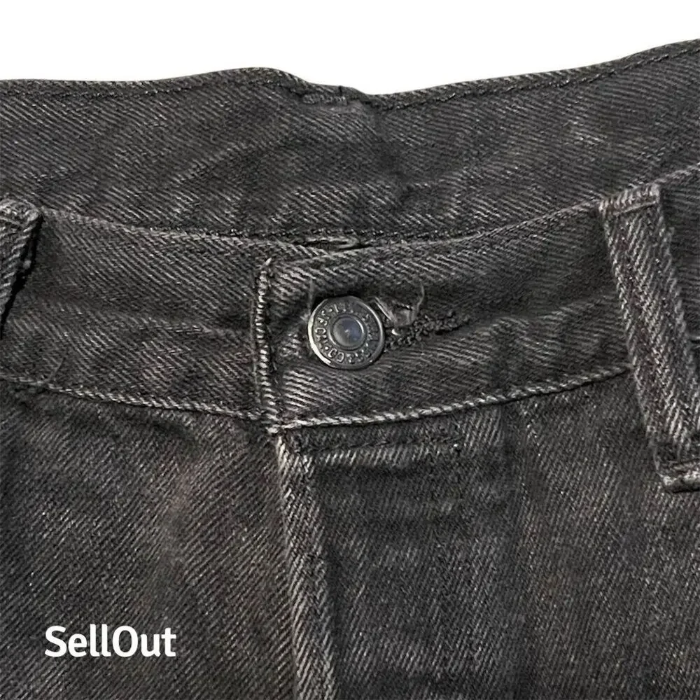 Levi's 501 Original Fit Men's Jeans Black Size 36x32 Straight Leg